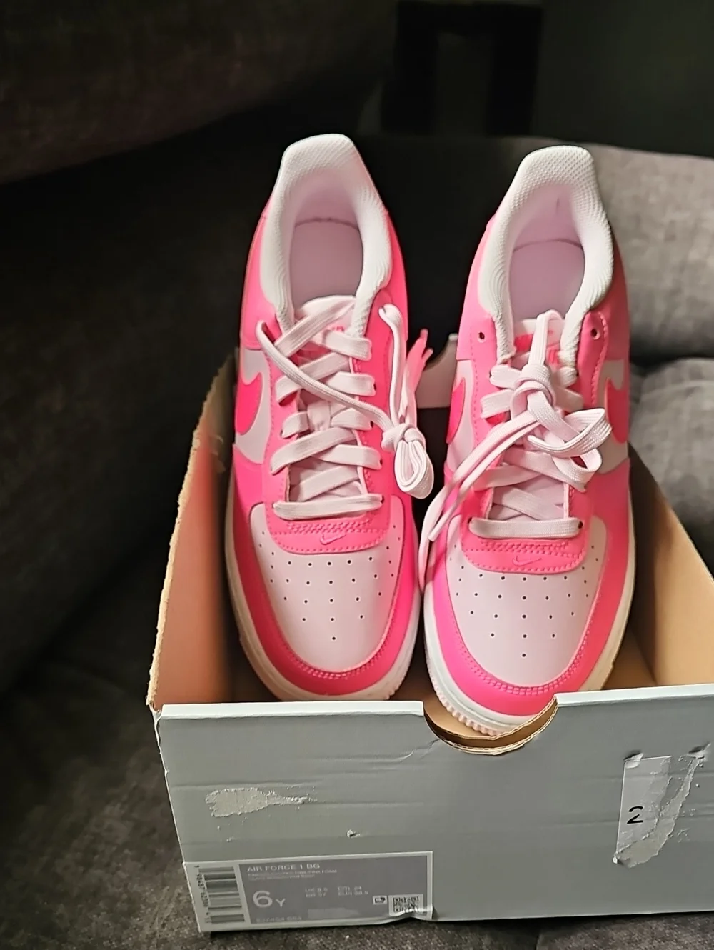 Nike Air Force 1  Barbie Pink 6Youth brand New